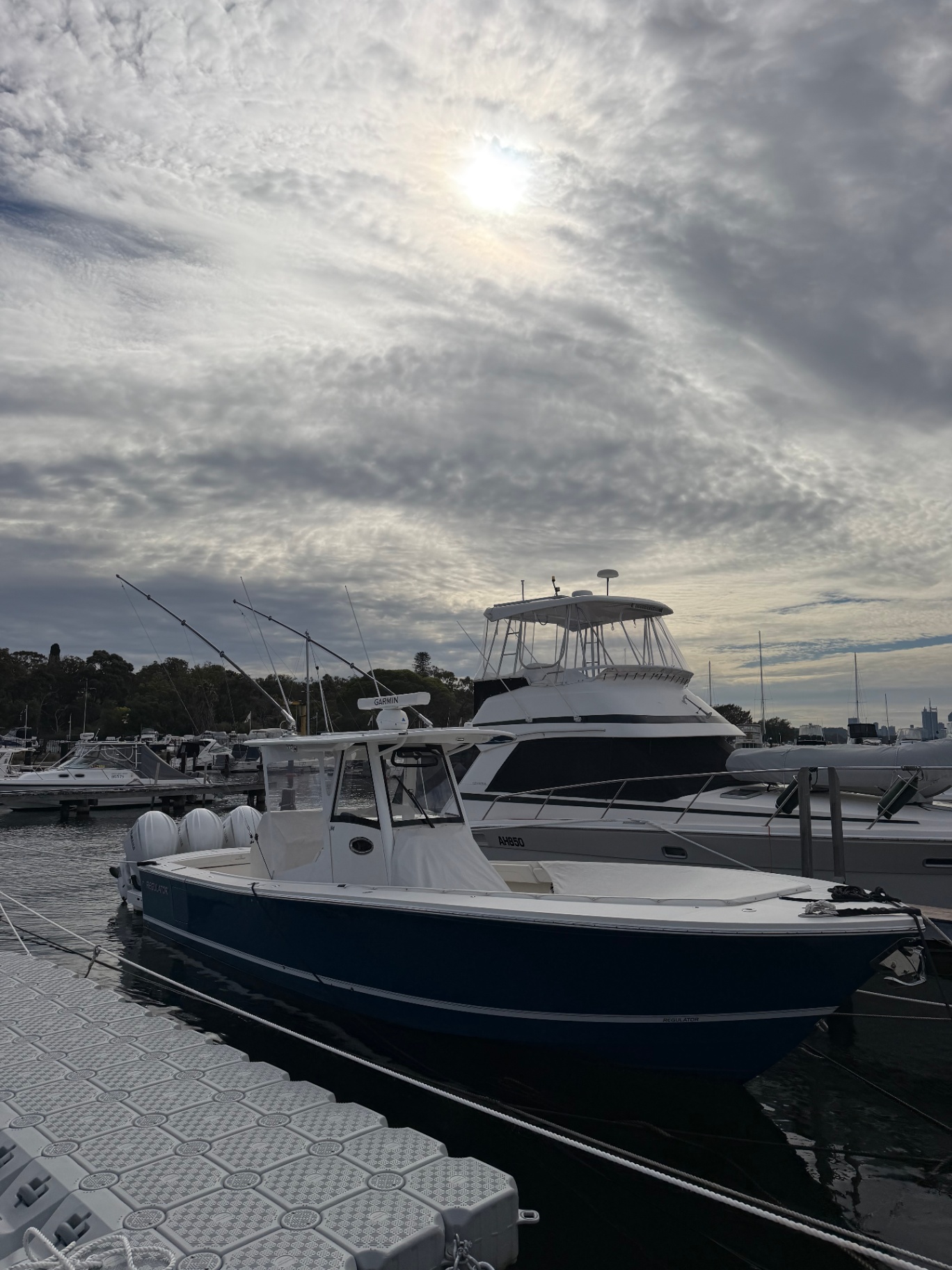 Vessel deck wash down